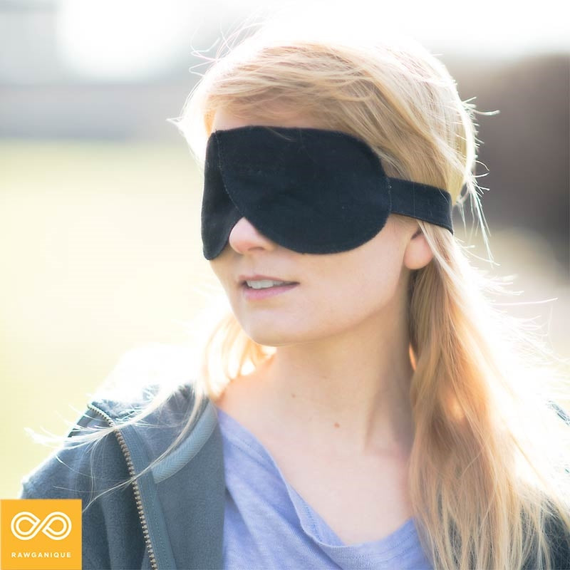 organic linen eyeshade