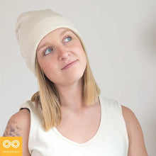 Load image into Gallery viewer, organic cotton fleece beanie