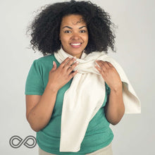 Load image into Gallery viewer, organic cotton fleece scarf