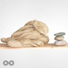 Load image into Gallery viewer, 100% Hemp Sliver - Top - Roving (1 Pound) (For Knitting, Weaving, Felting) (100% Biodegradable)