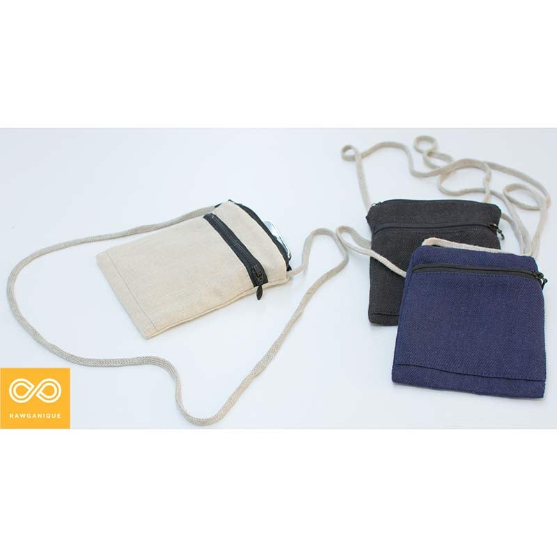 hemp passport bag