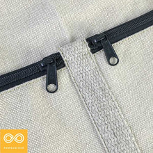 Load image into Gallery viewer, STOCKHOLM 100% Organic Hemp Travel Tote / Commuter / Personal Carryon Bag (15.5x15.5x3.5) (99.9% Biodegradable)