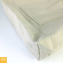 Load image into Gallery viewer, STOCKHOLM 100% Organic Hemp Travel Tote / Commuter / Personal Carryon Bag (15.5x15.5x3.5) (99.9% Biodegradable)