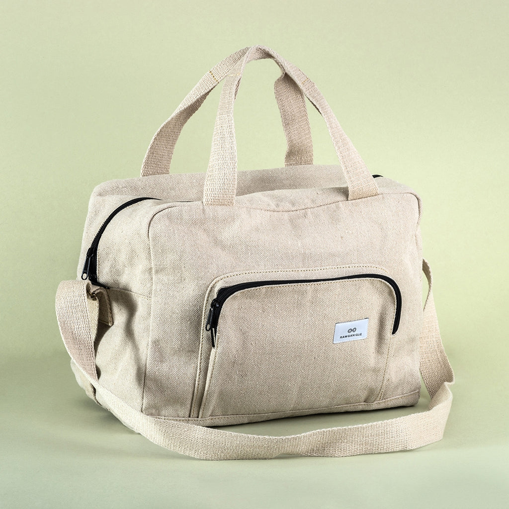 hemp duffel bag