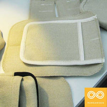 Load image into Gallery viewer, SANTA FE 100% Organic Linen Shoulder Organizer Bag (6.5”x8.5”x3”) (99.7% Biodegradable)
