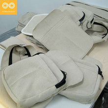 Load image into Gallery viewer, SANTA FE 100% Organic Linen Shoulder Organizer Bag (6.5”x8.5”x3”) (99.7% Biodegradable)