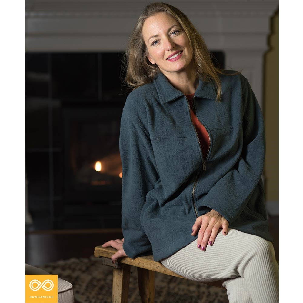 organic cotton fleece jacket
