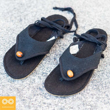 Load image into Gallery viewer, HELEN OF TROY Handmade Women's Organic Hemp Sandals (Natural Rubber Soles)