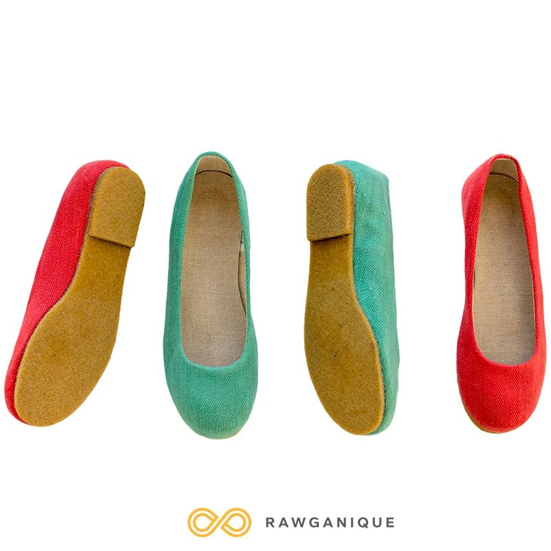 hemp ballerinas