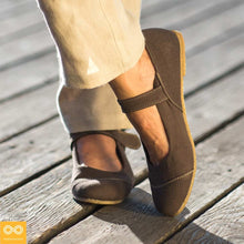 Load image into Gallery viewer, Ladies' Organic Cotton Ballet Flats With Natural Rubber Sole (STUTTGART)