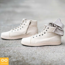 Load image into Gallery viewer, GENEVA Hemp High Top Sneakers with Zipper (Men's &amp; Women's Sizes) (Discontinued)