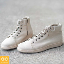 Load image into Gallery viewer, GENEVA Hemp High Top Sneakers with Zipper (Men's &amp; Women's Sizes) (Discontinued)