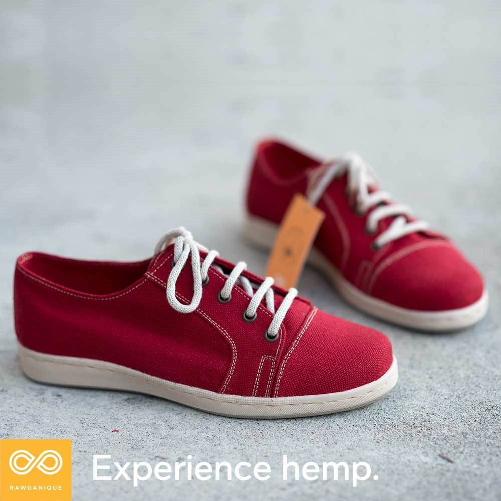 handmade hemp sneakers
