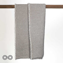 Load image into Gallery viewer, Bespoke Handwoven "Arles" 100% Organic French Linen Honeycomb Towel