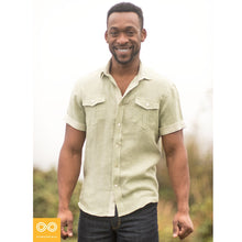Load image into Gallery viewer, AMSTERDAM Slim-Fit Short-Sleeve 100% Organic Hemp Shirt