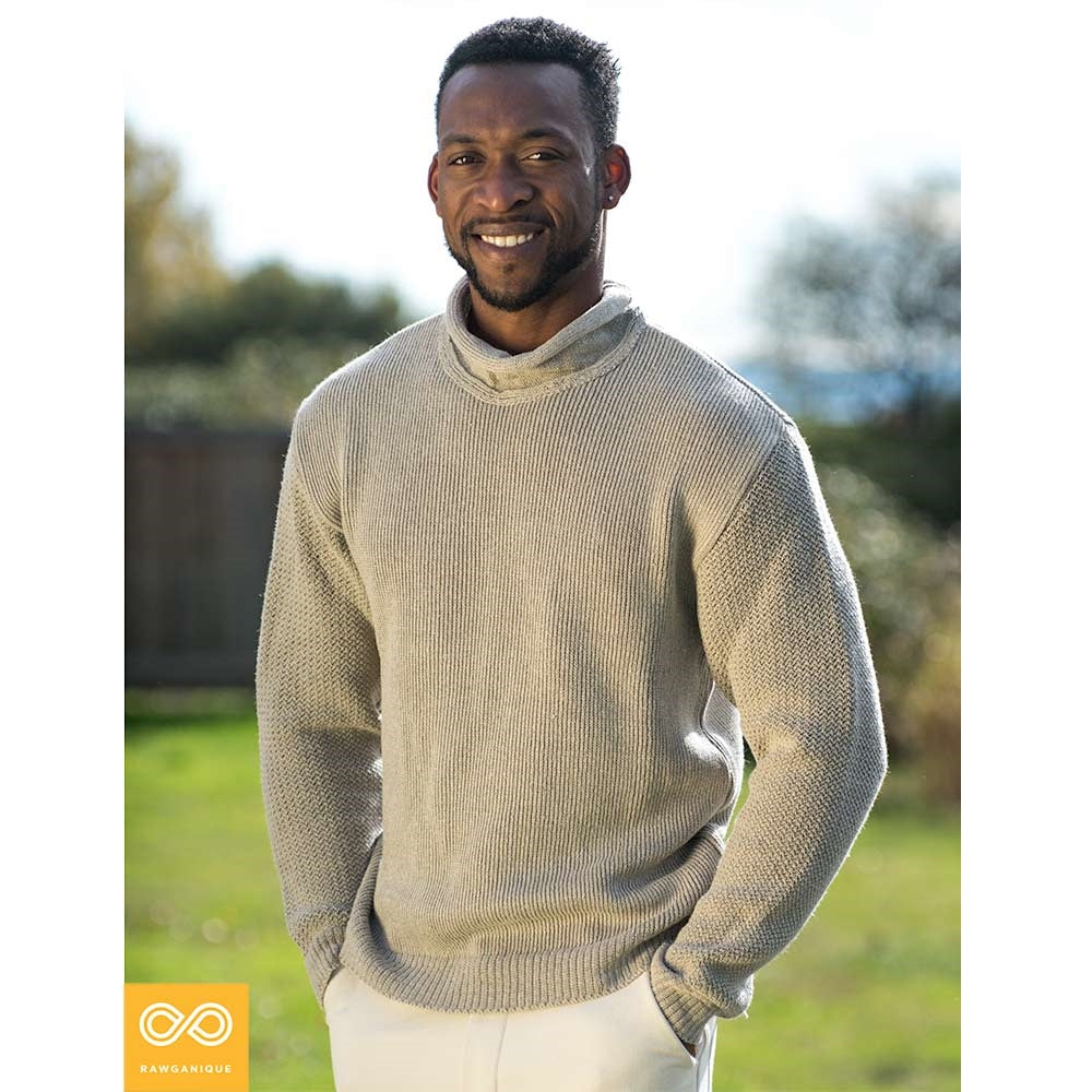 100% flax sweater