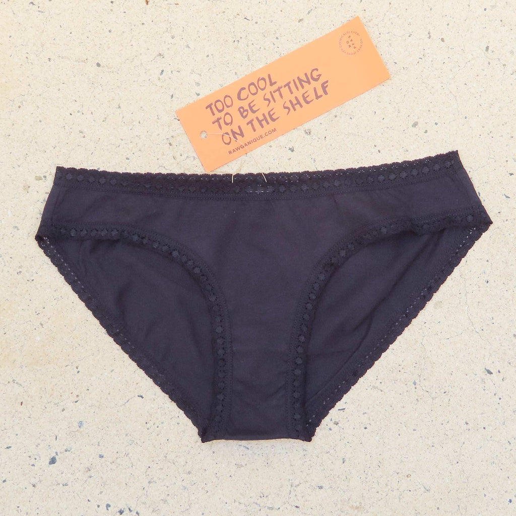 organic cotton lace panty