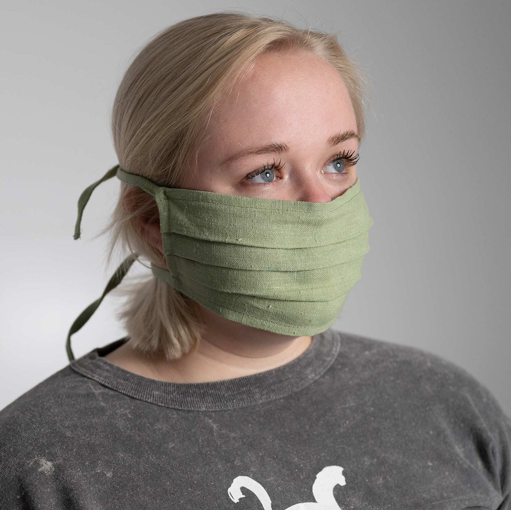 organic linen facemask