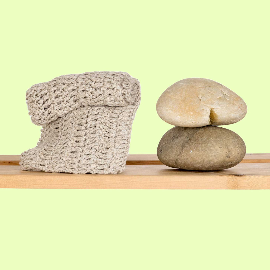 organic hemp scrub cloth