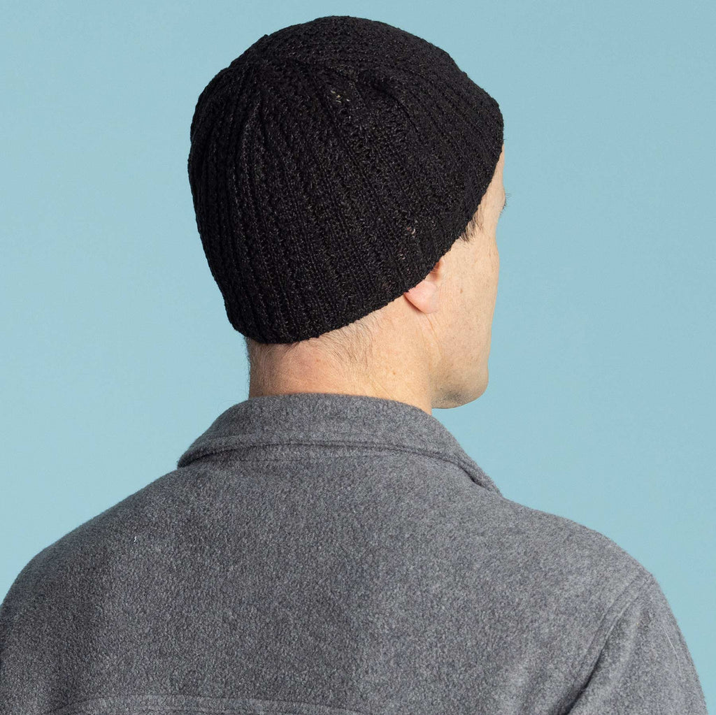organic linen beanie