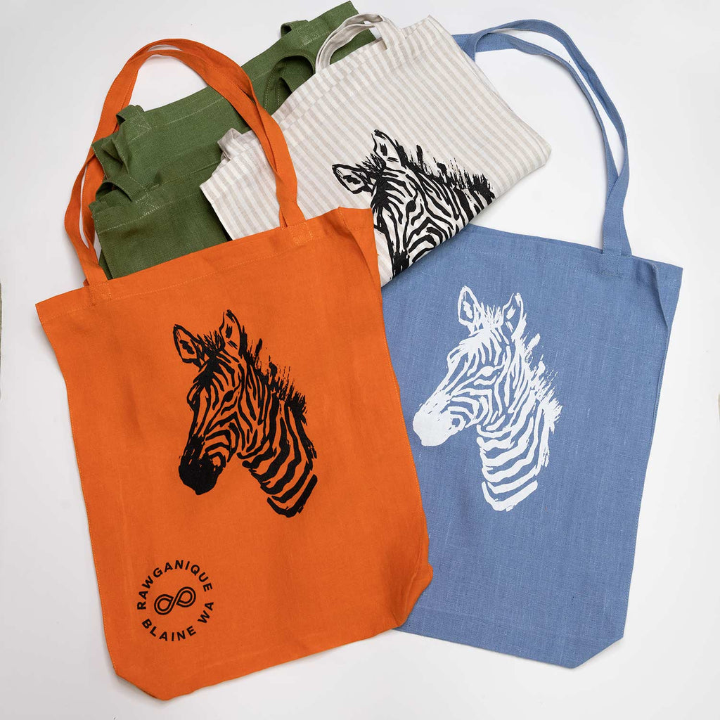 Shenandoah Organic Hemp Bag (Zebra) (99.9% Biodegradable)