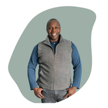 Load image into Gallery viewer, organic cotton fleece vest