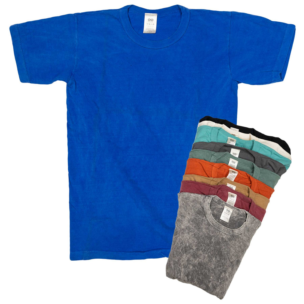SONOMA 100% Organic Cotton Crewneck T-Shirt (Grown & Made in USA, Certified Organic) (V2 OC Thread) (Elastic-Free, Latex-Free, No Formaldehyde) (99.9%-100% Biodegradable)