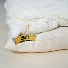 Load image into Gallery viewer, organic cotton pillow made in usa