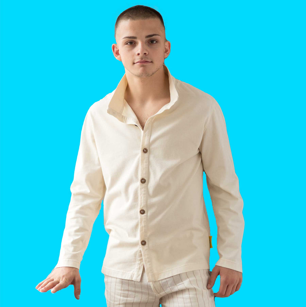 organic cotton button down shirt