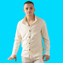 Load image into Gallery viewer, organic cotton button down shirt
