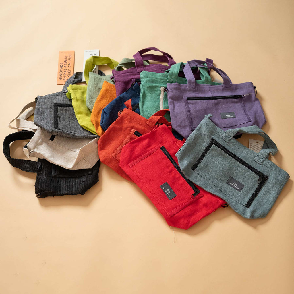 women's hemp purse