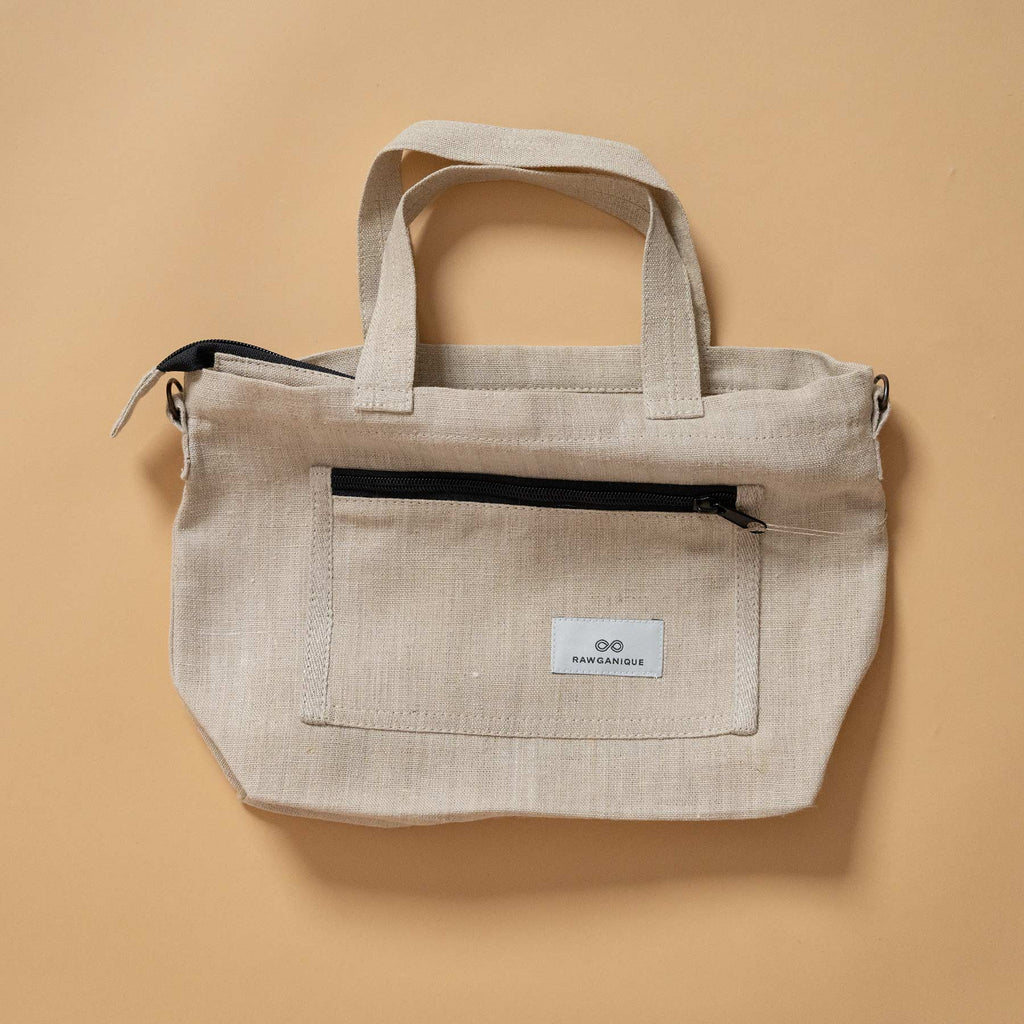 hemp clutch tote
