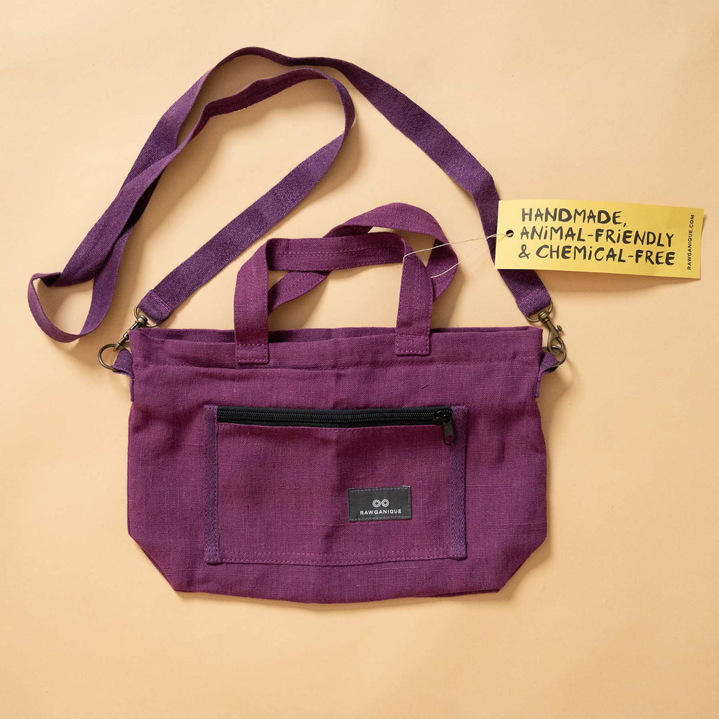 hemp shoulder bag