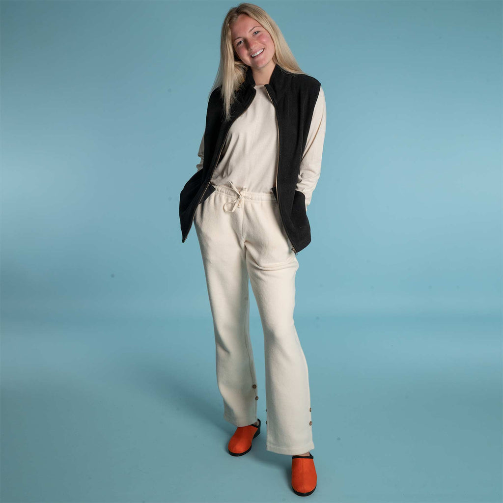 ladies organic cotton sweat pants