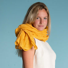 Load image into Gallery viewer, 100% organic hemp scarf