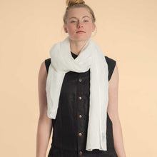 Load image into Gallery viewer, organic linen scarf
