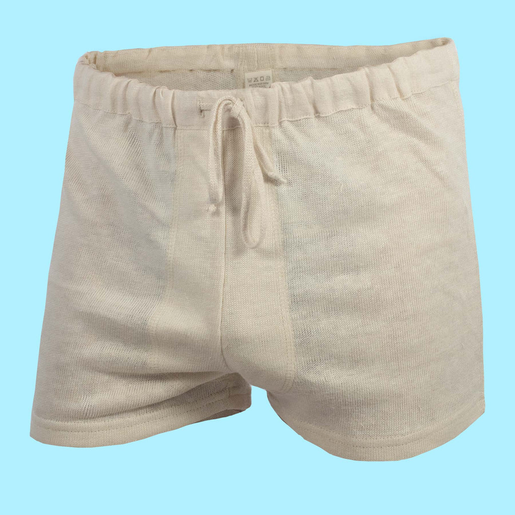 organic hemp knit boxers
