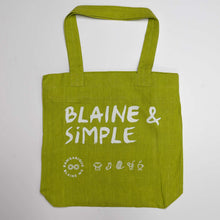 Load image into Gallery viewer, TURIN 100% Organic Hemp Bag ('Blaine &amp; Simple') (99.9% Biodegradable)