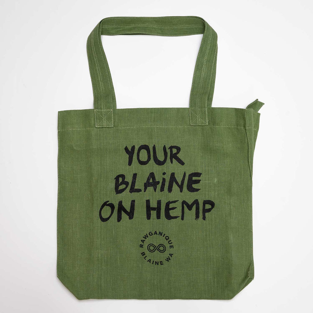 TURIN 100% Organic Hemp Bag (Your Blaine on Hemp) (99.9% Biodegradable)