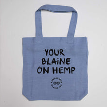Load image into Gallery viewer, TURIN 100% Organic Hemp Bag (Your Blaine on Hemp) (99.9% Biodegradable)