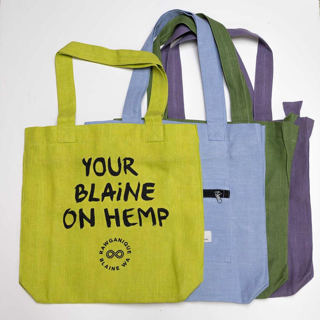TURIN 100% Organic Hemp Bag (Your Blaine on Hemp) (99.9% Biodegradable)
