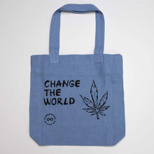 Load image into Gallery viewer, TURIN 100% Organic Hemp Bag (Change the World) (99.9% Biodegradable)
