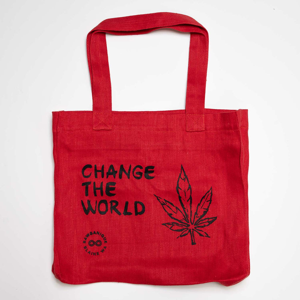 TURIN 100% Organic Hemp Bag (Change the World) (99.9% Biodegradable)