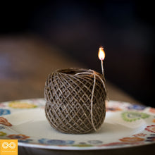 Load image into Gallery viewer, Organic Hemp Wick (Extra Thick) (13-Strand Beeswaxed Hemp Twine) (200')