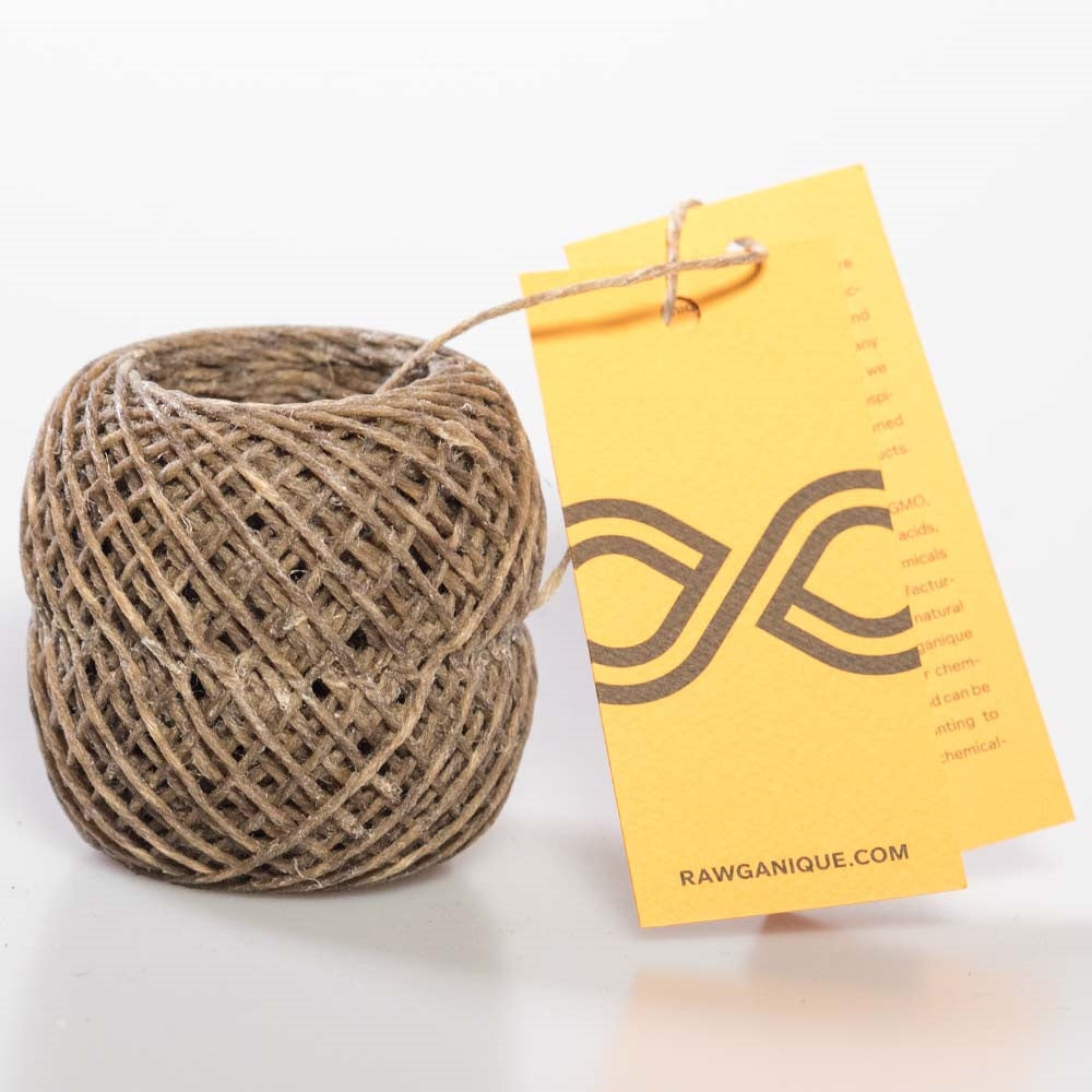 Organic Hemp Wick (Extra Thick) (13-Strand Beeswaxed Hemp Twine) (200')