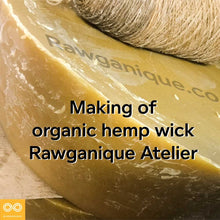 Load image into Gallery viewer, Organic Hemp Wick (Extra Thick) (13-Strand Beeswaxed Hemp Twine) (200')