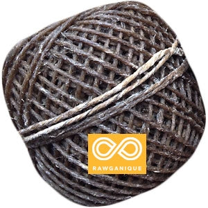 Organic Hemp Wick (Extra Thick) (13-Strand Beeswaxed Hemp Twine) (200')