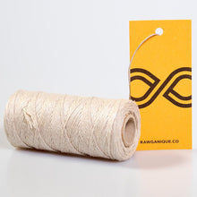Load image into Gallery viewer, 6-Strand Unwaxed Hemp Twine (400') (Undyed)