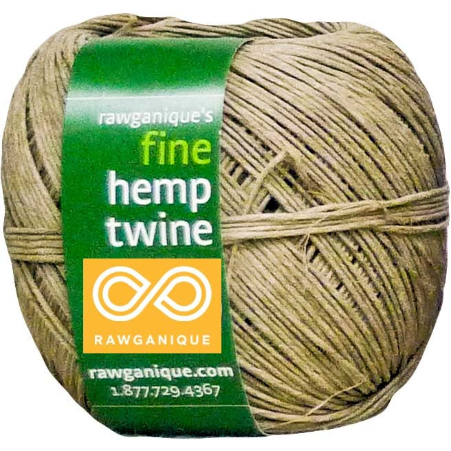 20# Waxed 7-Strand Hemp Twine (Polished) (Biodegradable)