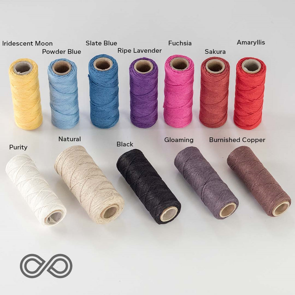 6-Strand Unwaxed 100% Organic Hemp Twine (Dyed) (Biodegradable)